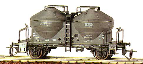 Cement storage bin car Zkz<br /><a href='images/pictures/Tillig/14420.jpg' target='_blank'>Full size image</a>